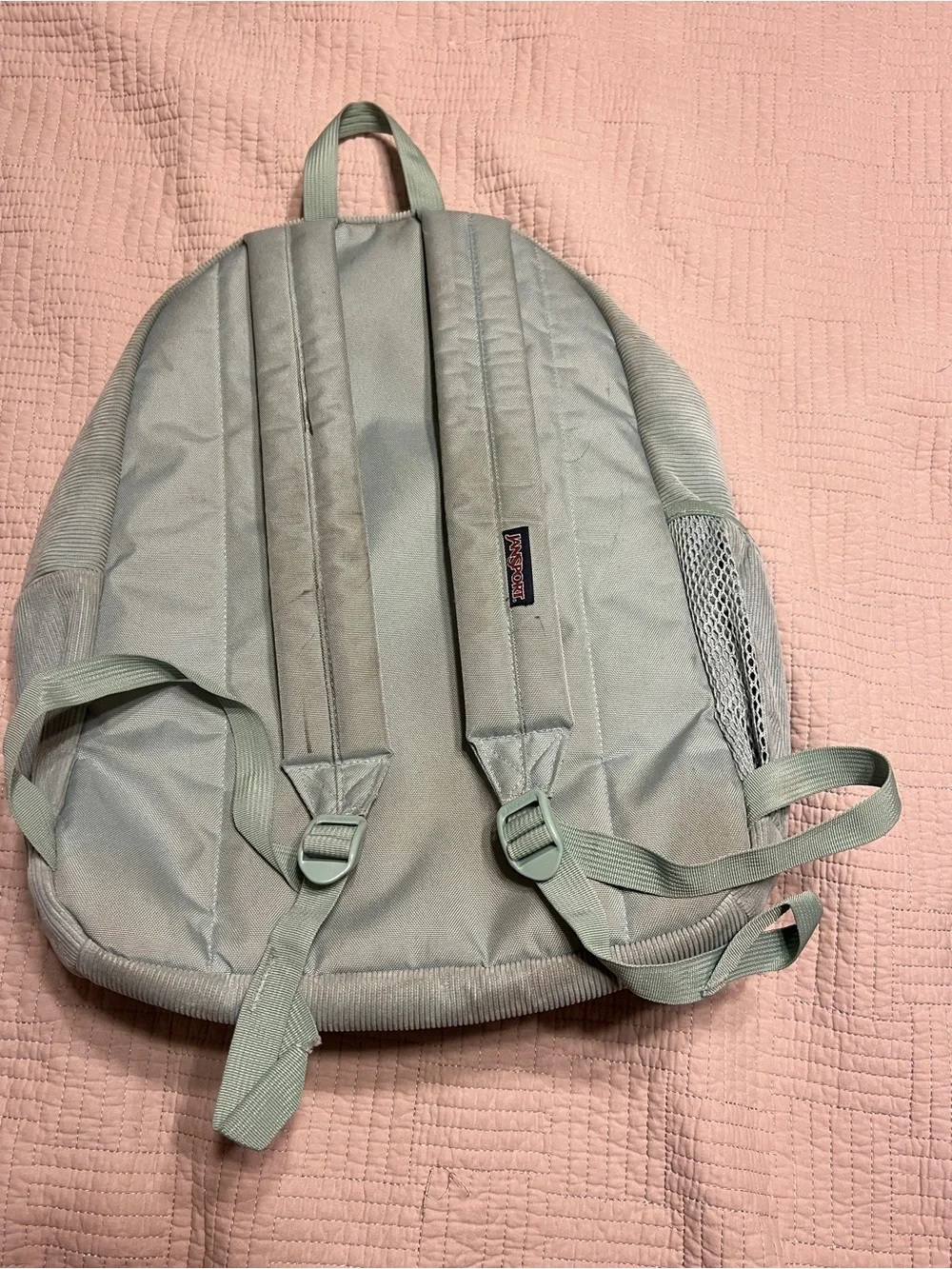 Jansport Light Sage Corduroy Backpack